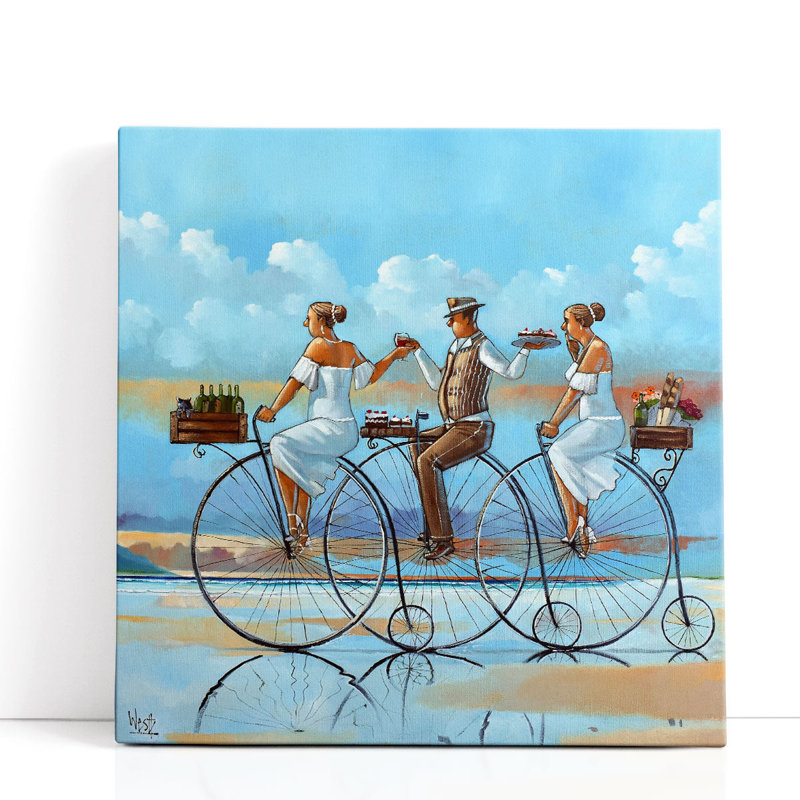 «Joy Ride IV», reproduction d'art sur toile, H 12 po x l 12 po