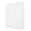 Grand lit escamotable mural avec tablettes