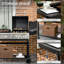 Outsunny 4 - Burner Free Standing Propane 10000 BTU BTU Gas Grill with Side Burner