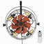 Ventilateur mural 21 pouces avec télécommande E26 6 vitesses sans ampoule
