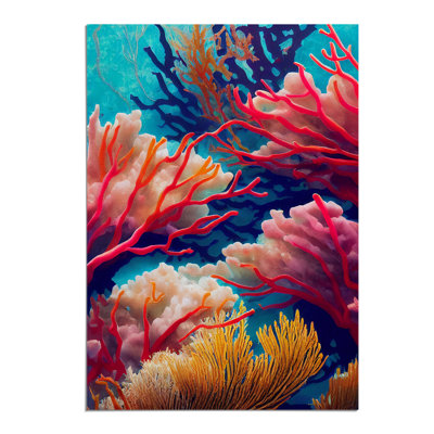 Colourful Coral Reef No.1 - Wall Art