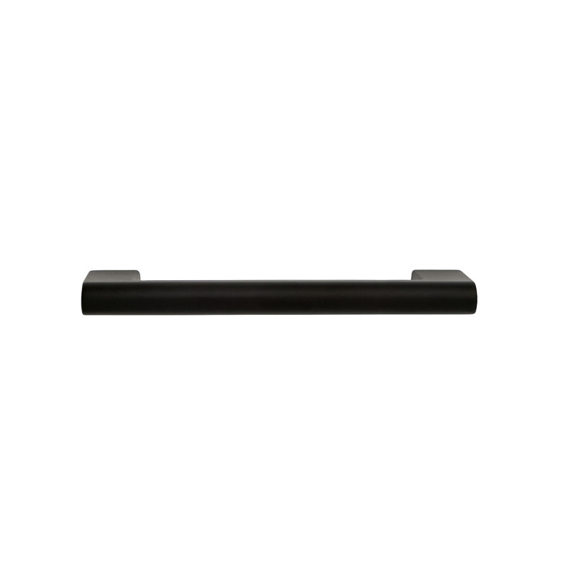 Vail 3-3/4" (96mm) Matte Black Bar Pull, Matte Black, 3.75"