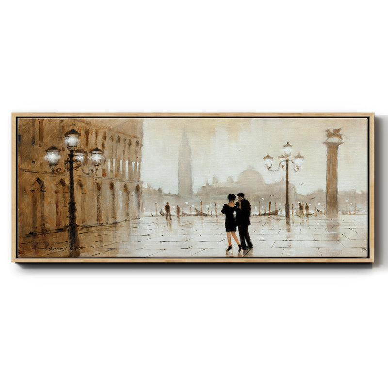 Night Out- Framed Canvas, 20" H x 50" W