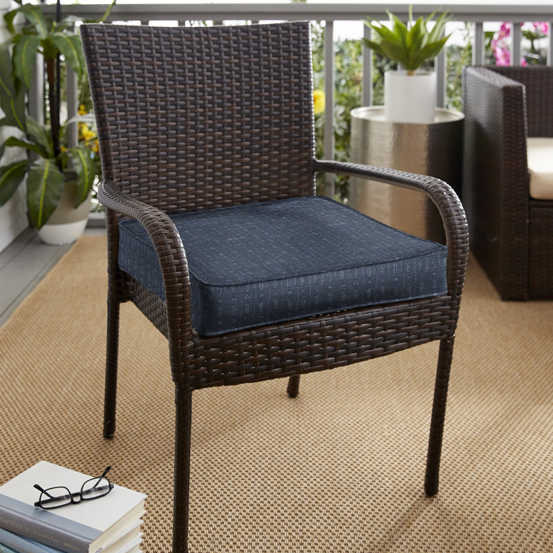 Outdoor Dining Chair Seat Cushion, 20" W x 20" D, 3"