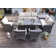 Aliaksey 8 - Person 70.9'' Long Dining Set with Mixed Beige&Gray Cushions