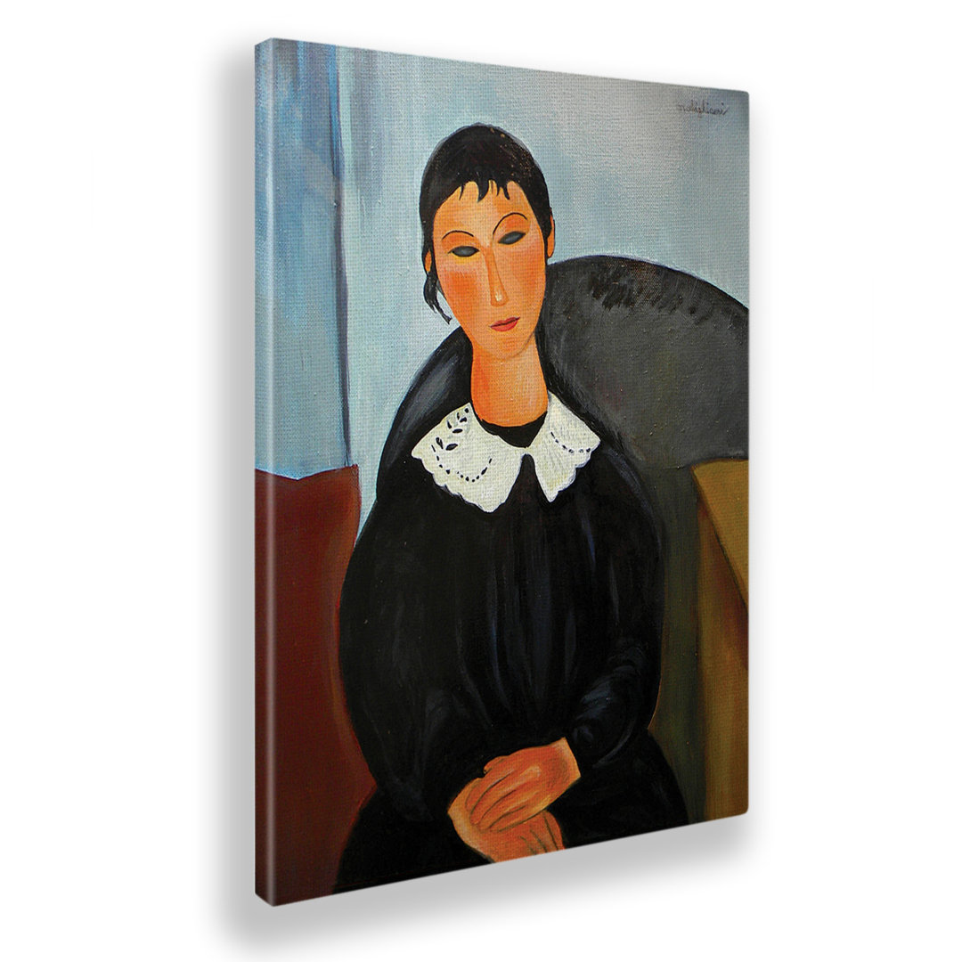 Acrylbild Elvire mit Der weiße Kragen von Amedeo Modigliani