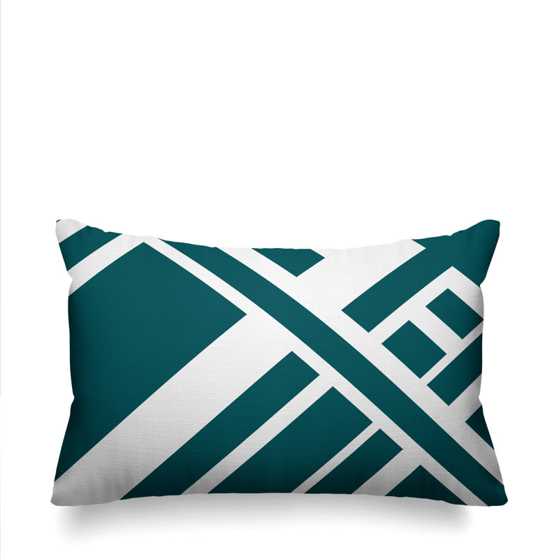 Coussin décoratif intérieur / extérieur Tranter, Vert