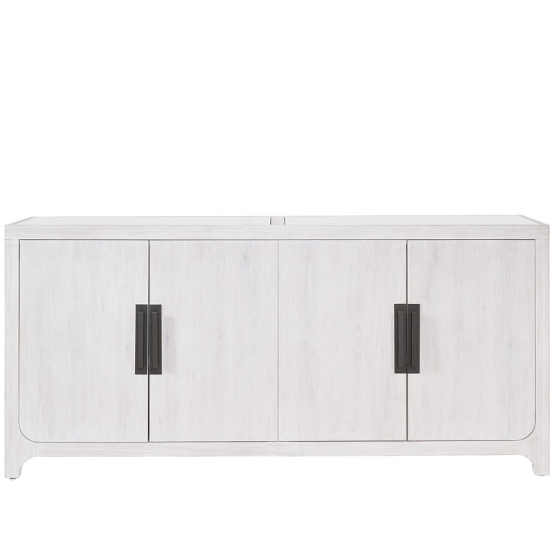 78 in. W Credenza, White