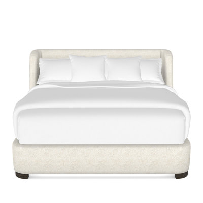 Tansy Upholstered Wingback Bed