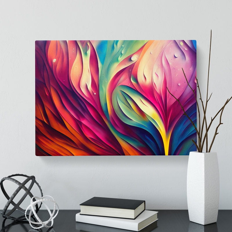 Peaceful Modern Abstract Art - Wrapped Canvas, 35cm H x 50cm W x 3cm D