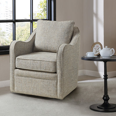 Fauteuil pivotant à large siège