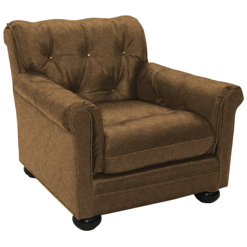 Armchair, Bella Black Performance Velvet, Brushy Bayou