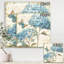 «Butterfly Blue Garden II», reproduction d'art sur toile tendue-55951441-90567320