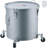 Fryer Grease Bucket, 10 Gal Oil Disposal Caddy with Caster Base, Carbon Steel Rust-Proof Coating, Oil Transport Container with Lid, Lock Clips, Filter Bag for Hot Cooking Oil Filtering, Gray