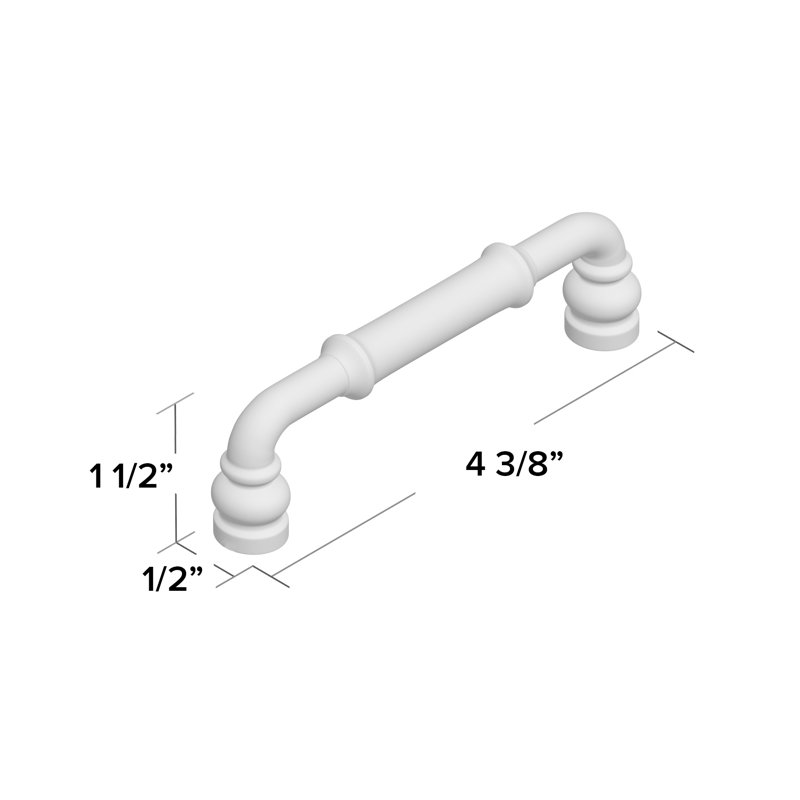Brixton Bar Pull, Honey Bronze, 3 3/4" Center to Center