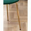 Ensemble de salle à manger contemporain 3 pièces, table de salle à manger ronde blanche avec 2 chaises pour le salon-1040138574