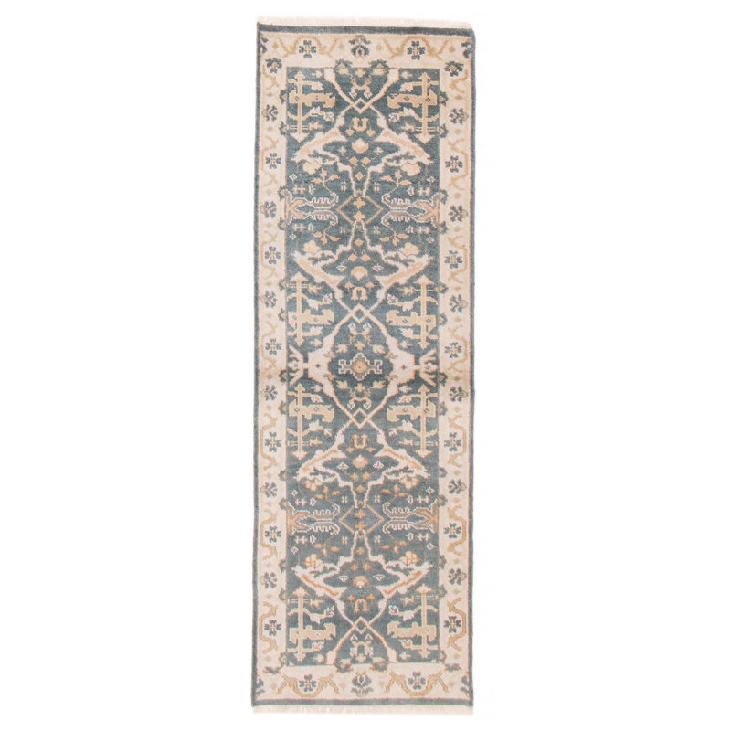 Tapis unique gris foncé 2 pi 7 po x 7 pi 10 po Aahron