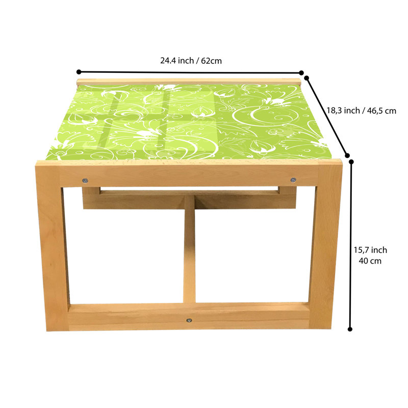 James-Andrew Sled Coffee Table, 62cm H x 46cm W x 40cm D