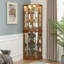 Vitrine de coin à 6 tablettes avec lumières-1761799879