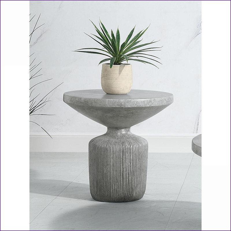 Weathered Grey Natural Style Coffee Table, 19” Floor Clearance, No Assembly Required