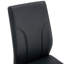 Ensemble de chaise de salle à manger, ensemble de chaise de salle à manger, siège à haut dossier en matériau PU et fauteuil à pieds robustes-325724024