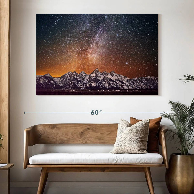 Oberle Voie Lactée sur Grand Teton, H 34 po x l 51 po
