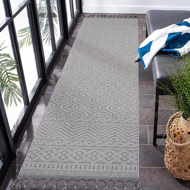 Traditional indoor/outdoor area rugs, Runner 2'2" x 8'