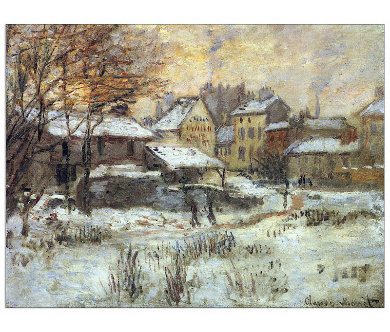 Claude Monet - Wrapped Canvas Painting, 60cm H x 80cm W x 1.8cm D
