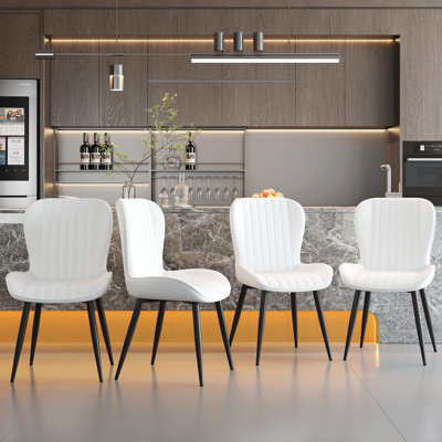 Ensemble de 4 chaises de salle à manger Modern