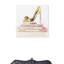 «Gold Shoe and Blush Books», art textuel sur toile-66689674-66922671
