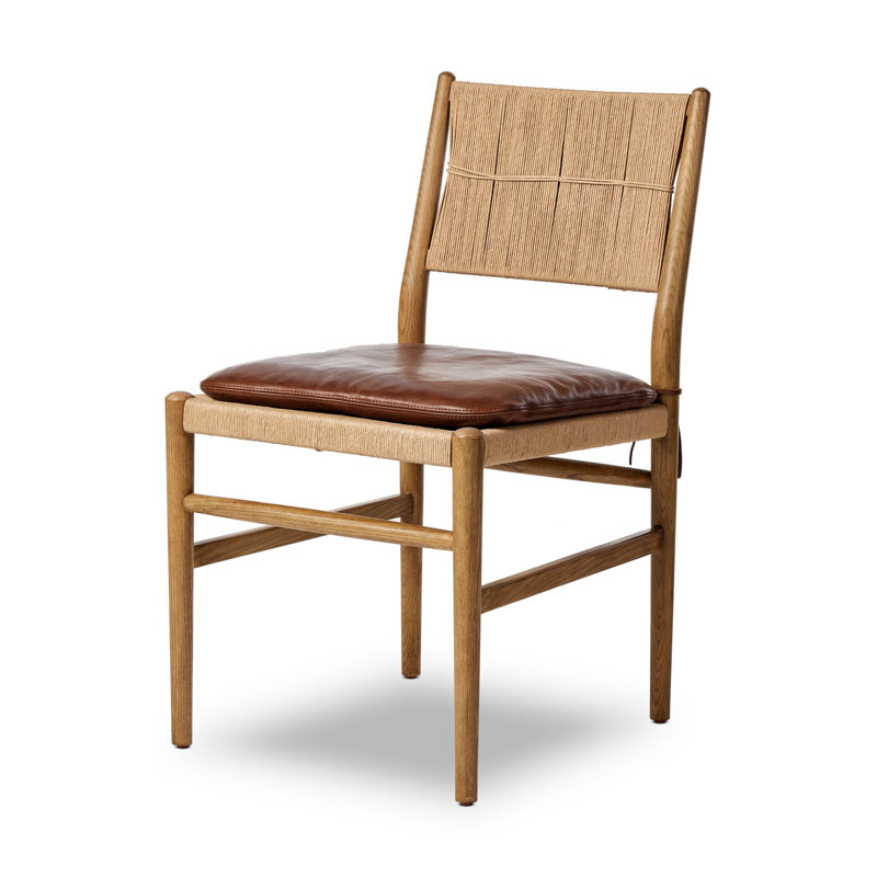 Dara Dining Chair with Cushion, Dulane Mahogany