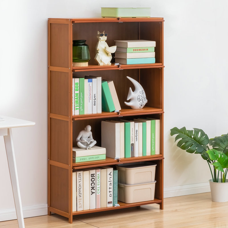 Bibliothèque de rangement Kathaline, (4 tablettes) H 54,7 po x l 31,1 po x P 12,6 po