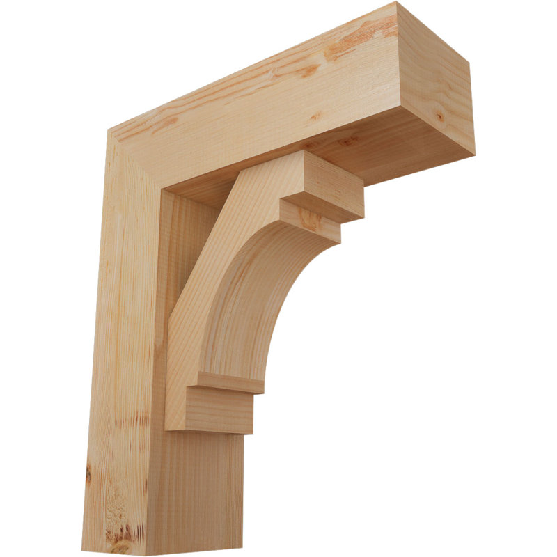 Support Merced Block avec support décalé, 26 x 22, Sapin Douglas de l 7 1/2 (lisse)