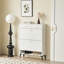 Organisateur de chaussures de chambre à coucher compact avec construction stable - Armoire de rangement blanche pour petits espaces