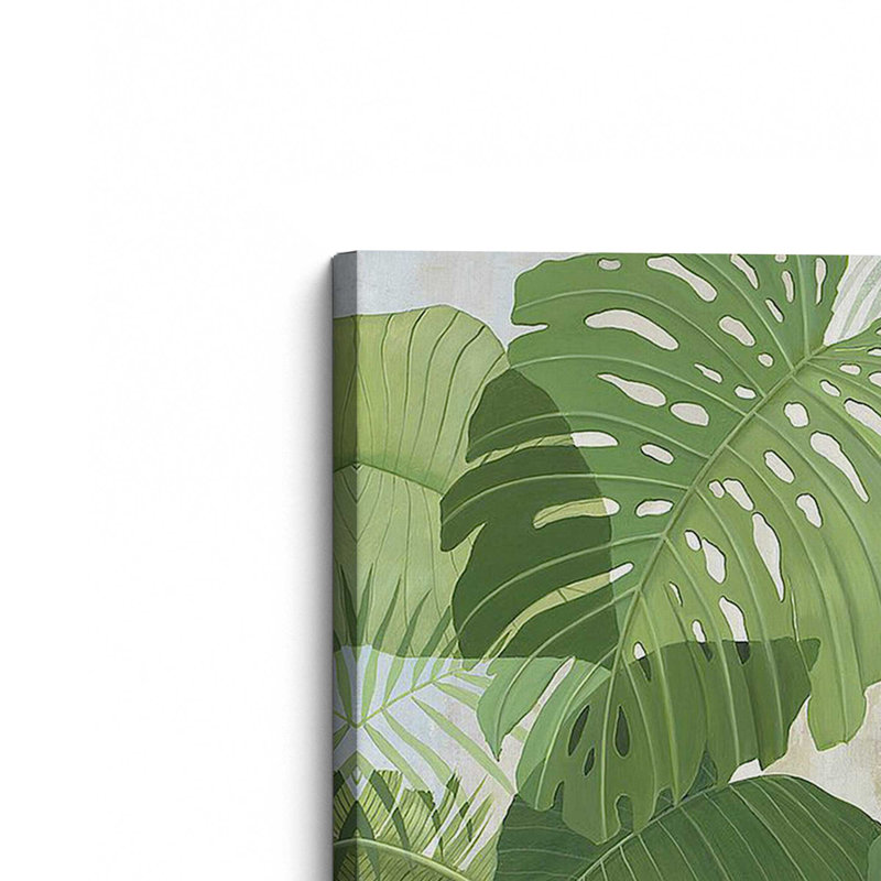 «Tropical Jade Oasis on Canvas» par Max Maxx, reproduction, Toile tendue, H 32 po x l 48 po x P 1,25 po