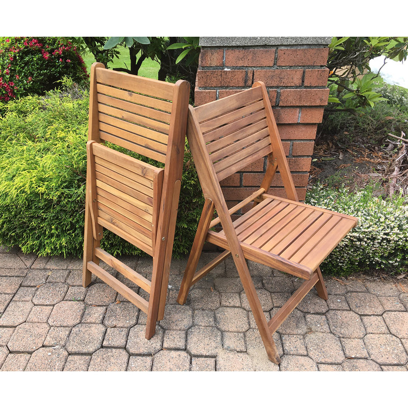 Chaise de terrasse pliante en acacia Canale