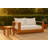 Gazel 63'' Wide Teak Loveseat with Cushions-86504258