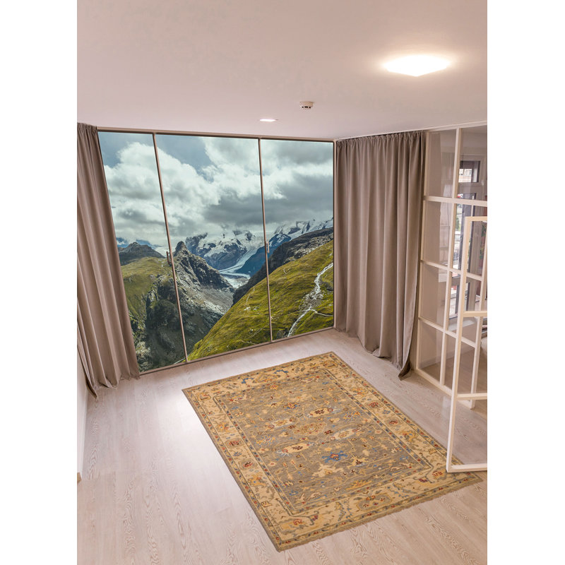 Jules Serapi Grey Rug 7'8" x 9'11"