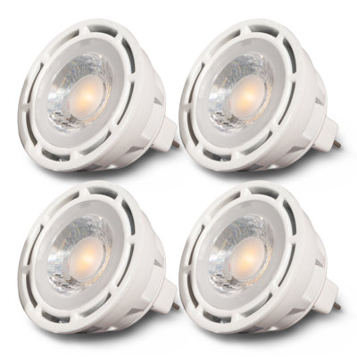 Sunlight2® MR16 12V AC 7W Bulb, Dim to Warm, 3000K to 1800K, 36° Beam Angle, White Finish