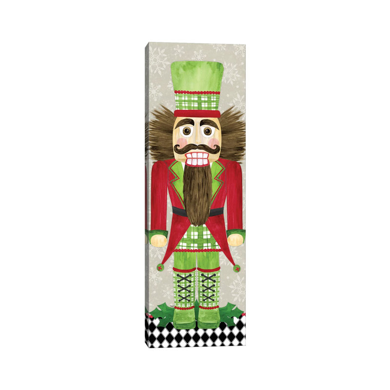 Nutcracker Christmas IV by Tara Reed - Wrapped Canvas Panoramic Print, 121.92 cm H x 40.64 cm W x 1.91 cm D
