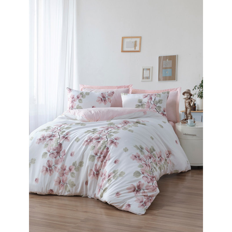 Single XL Quilt Cover Set, White, 61.0 x 78.7 inches | 65% Cotton / 35% Polyester, 120 Thread Count | Machine Washable, Button Closure for Quilt & Envelope Closure for Pillowcase | Soft, Durable & Stylish Bedding Essential