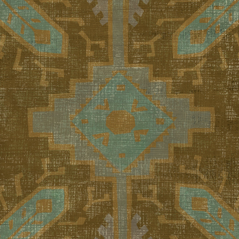 «Western Weave II», peinture sur toile, H 20 po x l 20 po