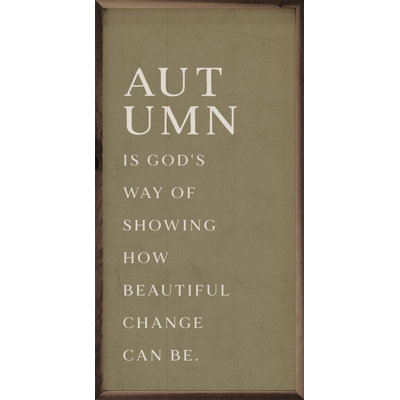 Autumn Is God Way II - vert