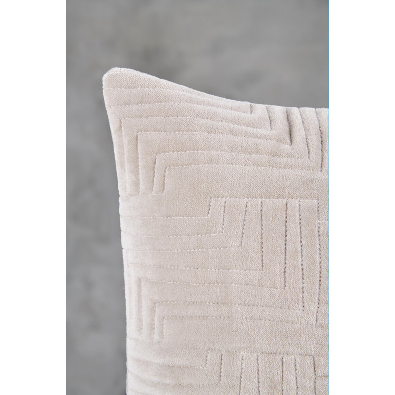 Square Throw Cushion, Beige
