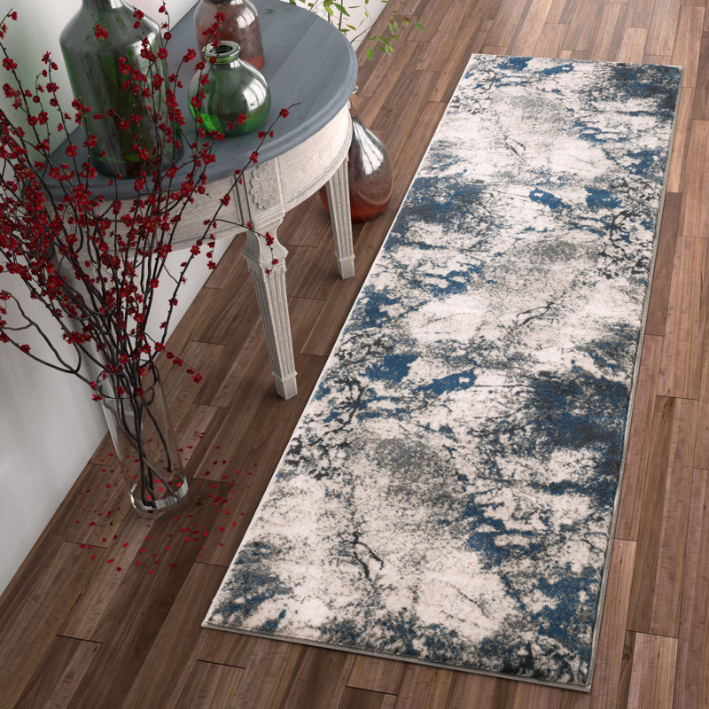 Vassar Abstract Area Rug, Runner 67 x 220cm