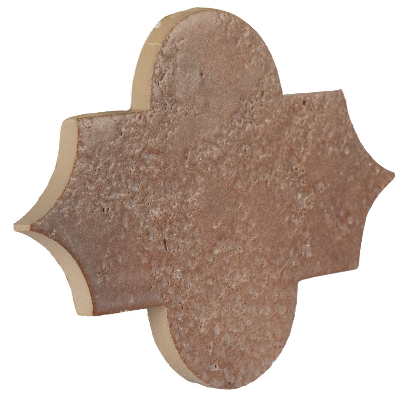 Carrelage de sol et mural en porcelaine Americana Boston Crest 5-5/8 po x 7-7/8 po, Brown/Orange