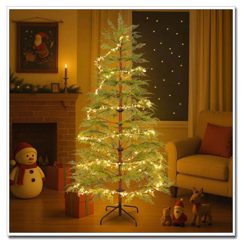 Arbre de Noël artificiel complet 6 pieds