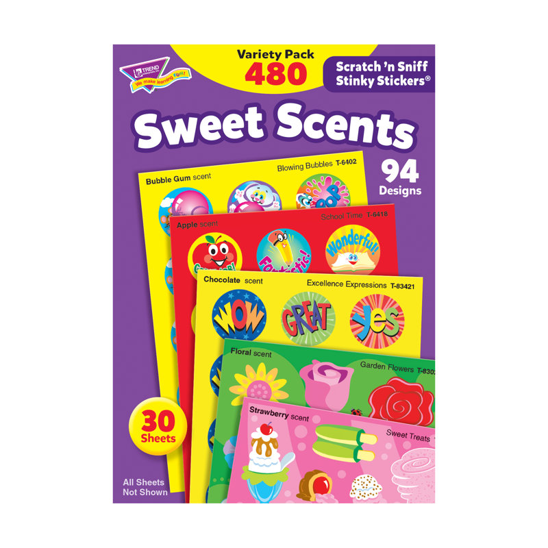 Autocollant de formes douces stinky