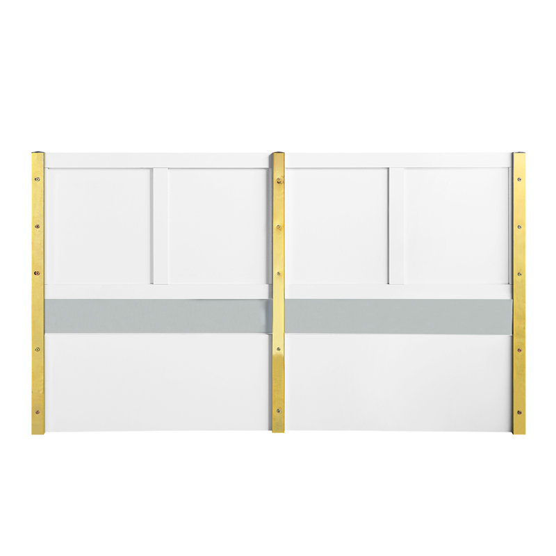 Lit Urban Simplicity, Blanc brillant, Grand lit