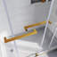 Porte de douche coulissante sans cadre l 60 po x H 62 po-123847741